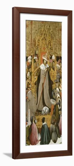 The Judgement of St. George by the Proconsul Dacian-Bernardo Martorell-Framed Premium Giclee Print