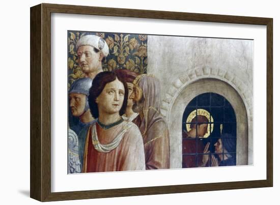 The Judgement of St Laurence' (Detail), Mid 15th Century-Fra Angelico-Framed Giclee Print