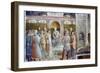 The Judgement of St Laurence, Mid 15th Century-Fra Angelico-Framed Giclee Print