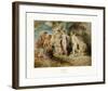 The Judgement Pronounced by Paris-Sir Anthony Van Dyck-Framed Collectable Print