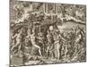 The Judgment of Paris, 1555-Giorgio Ghisi-Mounted Premium Giclee Print