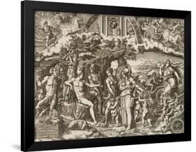 The Judgment of Paris, 1555-Giorgio Ghisi-Framed Premium Giclee Print