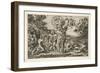 The Judgment of Paris, after Raphael, c.1510-20-Marcantonio Raimondi-Framed Giclee Print