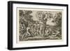 The Judgment of Paris, after Raphael, c.1510-20-Marcantonio Raimondi-Framed Giclee Print