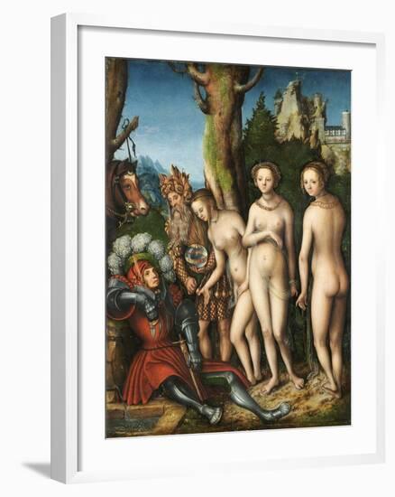 The Judgment of Paris by Lucas Cranach the Elder-null-Framed Giclee Print