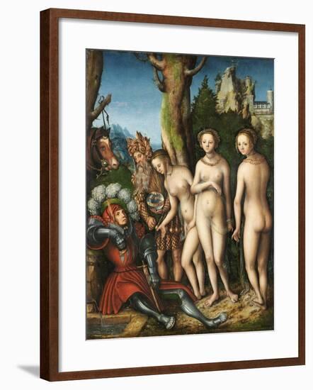 The Judgment of Paris by Lucas Cranach the Elder-null-Framed Giclee Print