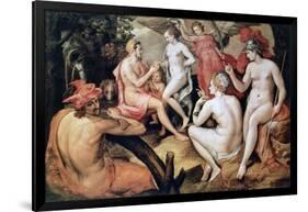 The Judgment of Paris, C1550-Frans Floris-Framed Giclee Print