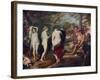 The Judgment of Paris, C1635-1638-Peter Paul Rubens-Framed Giclee Print