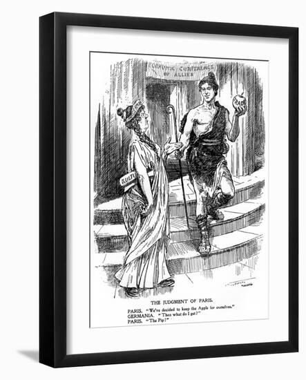 The Judgment of Paris, the Paris Conference, First World War, March-June 1916-null-Framed Giclee Print