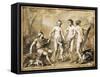 The Judgment of Paris-Anton Raphael Mengs-Framed Stretched Canvas