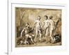 The Judgment of Paris-Anton Raphael Mengs-Framed Giclee Print