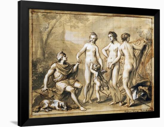 The Judgment of Paris-Anton Raphael Mengs-Framed Giclee Print