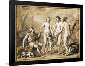 The Judgment of Paris-Anton Raphael Mengs-Framed Giclee Print