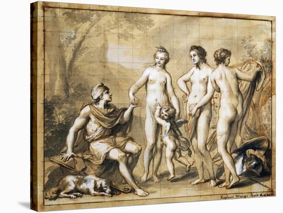 The Judgment of Paris-Anton Raphael Mengs-Stretched Canvas