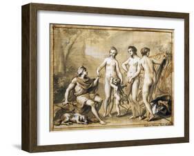 The Judgment of Paris-Anton Raphael Mengs-Framed Giclee Print
