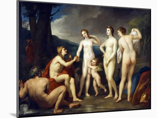 The Judgment of Paris-Anton Raphael Mengs-Mounted Giclee Print
