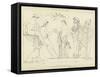 The Judgment of Paris-John Flaxman-Framed Stretched Canvas