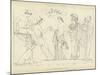The Judgment of Paris-John Flaxman-Mounted Giclee Print