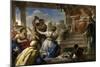 The Judgment of Solomon , 1694-1695-Luca Giordano-Mounted Giclee Print