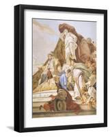 The Judgment of Solomon, 1726-1729-Giovanni Battista Tiepolo-Framed Giclee Print