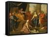 The Judgment of Solomon-Louis de Boulogne-Framed Stretched Canvas