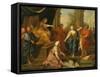 The Judgment of Solomon-Louis de Boulogne-Framed Stretched Canvas