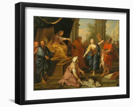 The Judgment of Solomon-Louis de Boulogne-Framed Giclee Print