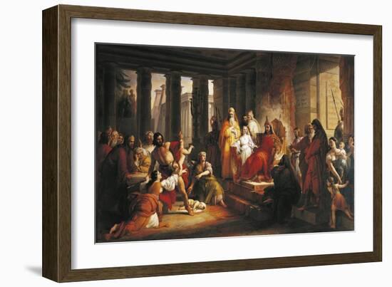 The Judgment of Solomon-Francesco Podesti-Framed Giclee Print