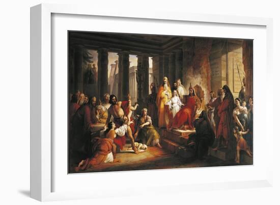 The Judgment of Solomon-Francesco Podesti-Framed Giclee Print