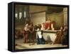 The Judgment of Solomon-Francesco Hayez-Framed Stretched Canvas