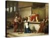 The Judgment of Solomon-Francesco Hayez-Stretched Canvas