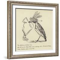 The Judicious Jubilant Jay-Edward Lear-Framed Giclee Print