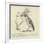 The Judicious Jubilant Jay-Edward Lear-Framed Giclee Print