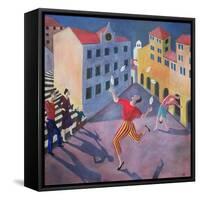 The Juggler, 1990-Lucy Raverat-Framed Stretched Canvas