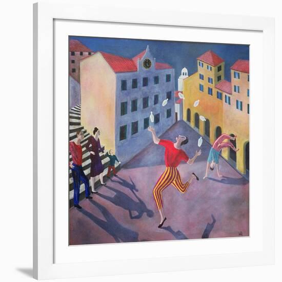 The Juggler, 1990-Lucy Raverat-Framed Giclee Print