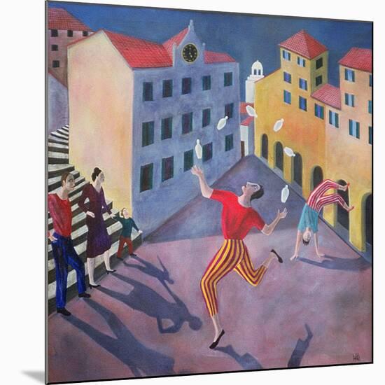 The Juggler, 1990-Lucy Raverat-Mounted Giclee Print