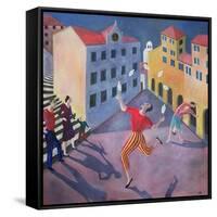 The Juggler, 1990-Lucy Raverat-Framed Stretched Canvas