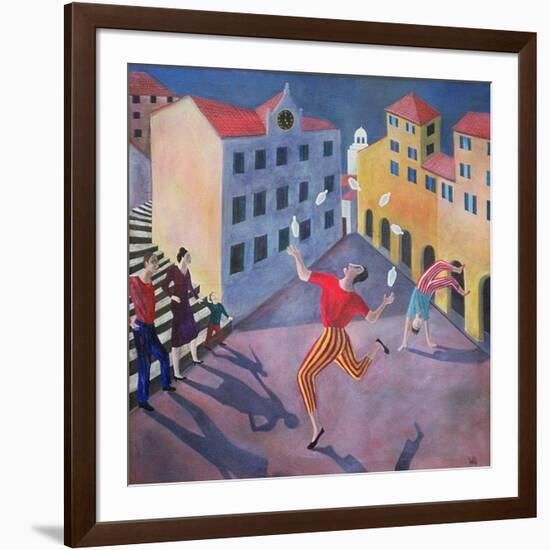 The Juggler, 1990-Lucy Raverat-Framed Giclee Print