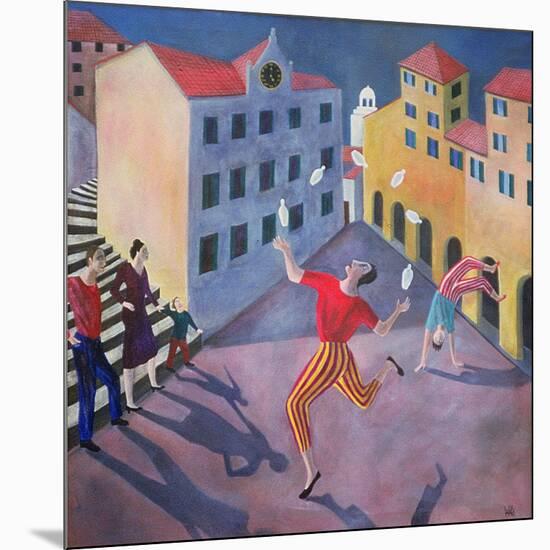 The Juggler, 1990-Lucy Raverat-Mounted Giclee Print