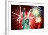 The July 4Th Fireworks-Gary718-Framed Art Print