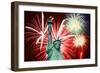 The July 4Th Fireworks-Gary718-Framed Premium Giclee Print