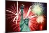 The July 4Th Fireworks-Gary718-Mounted Premium Giclee Print