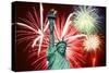 The July 4Th Fireworks-Gary718-Stretched Canvas