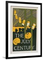 The July Century-Charles Woodbury-Framed Art Print