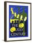 The July Century-Charles H. Woodbury-Framed Art Print