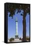 The July Column in Place De La Bastille, Paris, France, Europe-Mark Sunderland-Framed Stretched Canvas