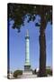 The July Column in Place De La Bastille, Paris, France, Europe-Mark Sunderland-Stretched Canvas