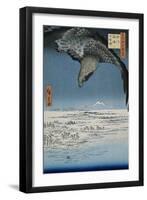 The Jumantsubo plain in Susaki near Fukagawa, 1857-Ando or Utagawa Hiroshige-Framed Giclee Print