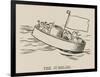 The Jumblies the Jumblies Go to Sea in a Sieve on a Stormy Day-null-Framed Art Print