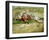 The Jumping Boy, Arundel, West Sussex, 1929-Christopher Wood-Framed Giclee Print